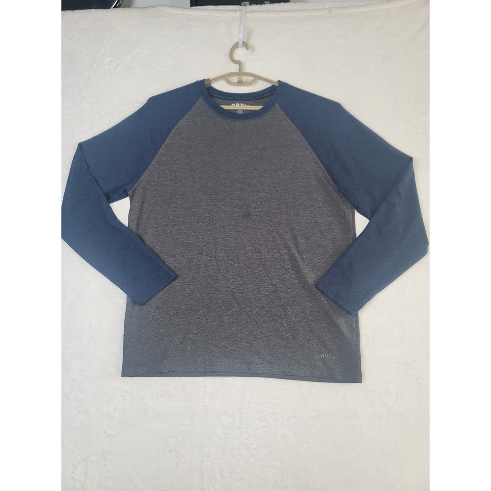 Orvis Classic Heritage Long Sleeve Tee Baseball Tee Americana Cabin L Outdoorsy